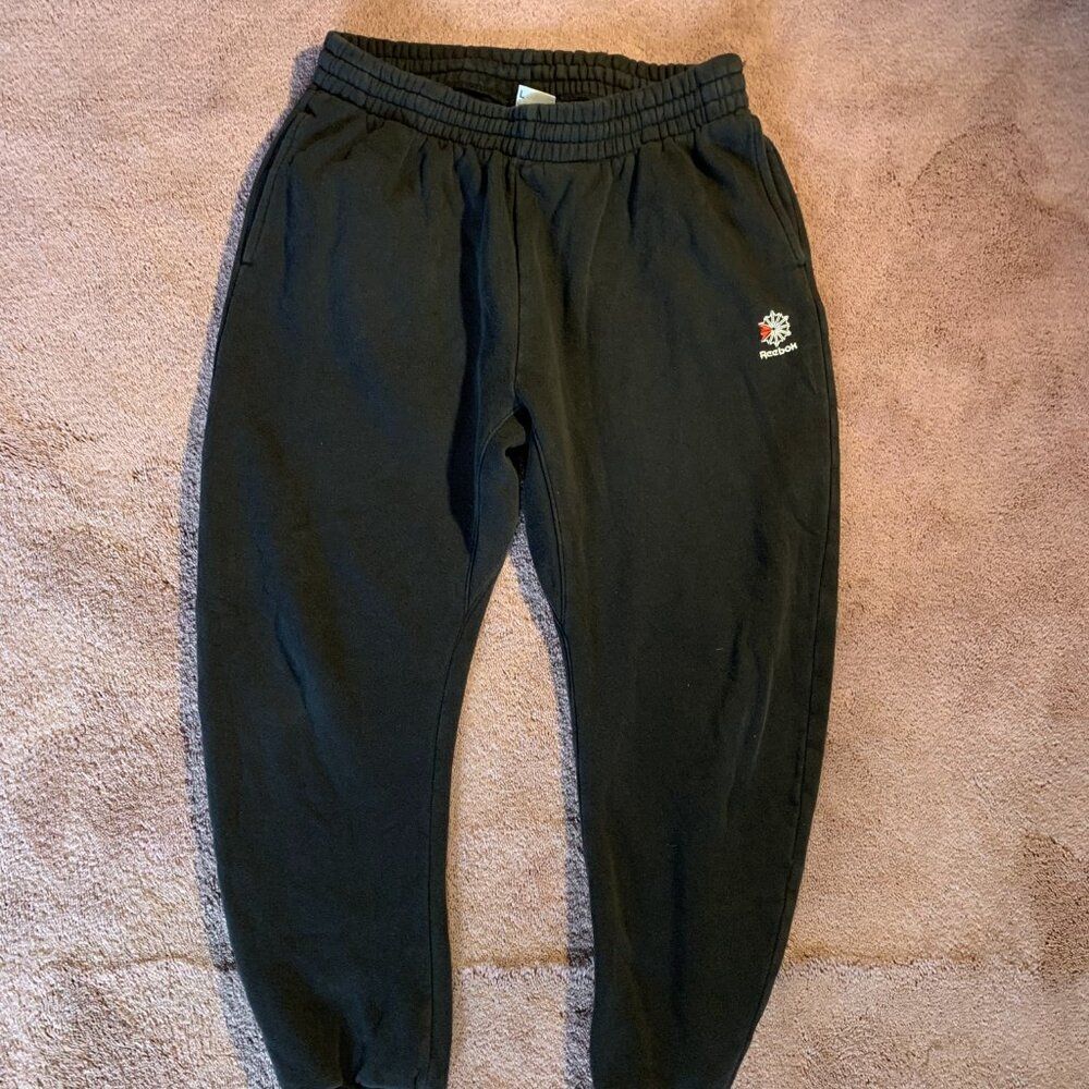Vintage Reebok‎ Black Sweatpants